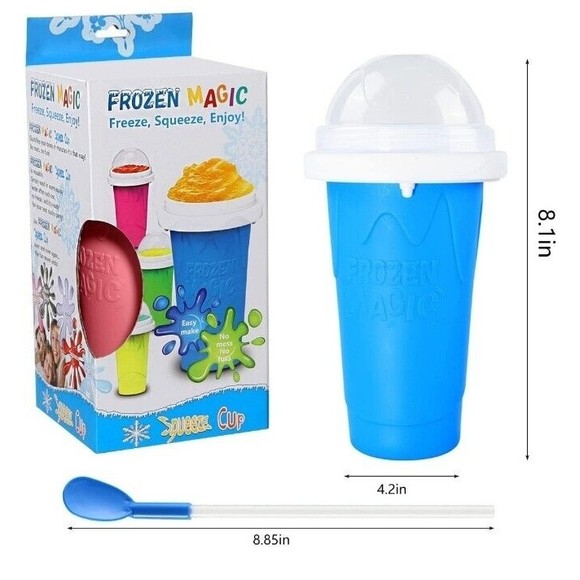 PLUS Other 2 Pack Slushie Maker Squeeze Cupfrozen Magic Slushy